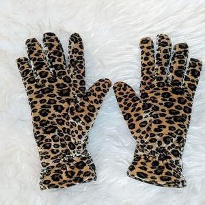Cheetah Print Gloves